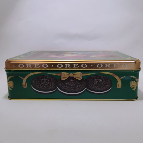 Vintage Nabisco Oreo Cookie Tin ' Unlock The Magic ' 1991 Empty Collectible - Picture 4 of 6
